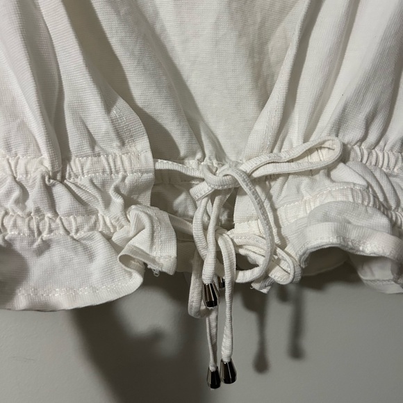 Princess Polly White  Cropped Top - Picture 2 of 4